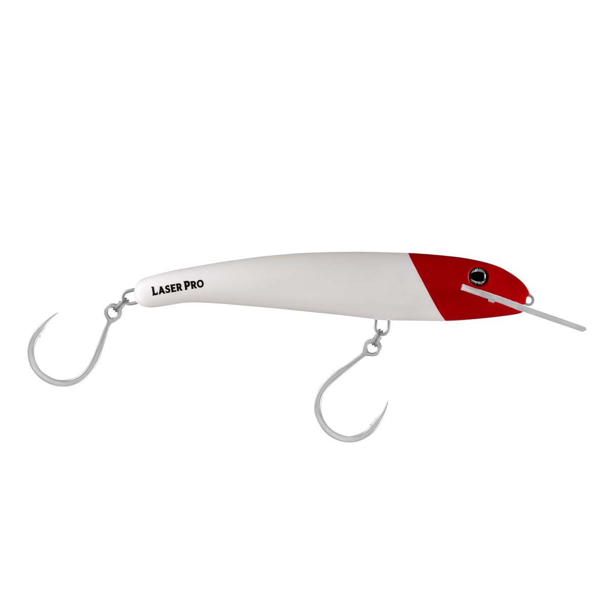 Halco Laser Pro Hard Body Lure 210mm White Redhead, White Redhead, bcf_hi-res