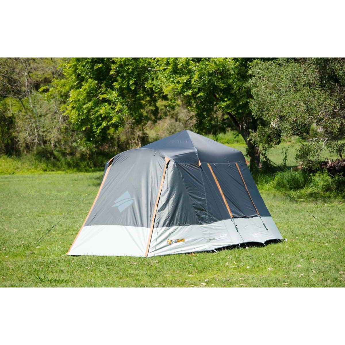 OZtrail BlockOut Fast Frame 4 Person Cabin Tent BCF
