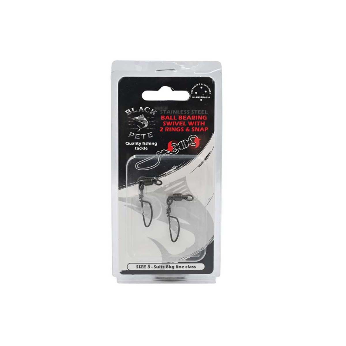 Black Pete Snap Swivels, , bcf_hi-res