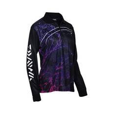 Daiwa Women's Storm Fishing Shirt Black 10, Black, bcf_hi-res