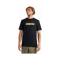 Quiksilver Men's Camouflage Short Sleeve Tee Black S, Black, bcf_hi-res