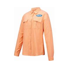 BCF Women’s Long Sleeve Fishing Shirt Coral Orange 16, Coral Orange, bcf_hi-res