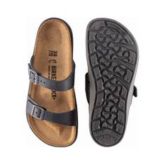 Birkenstock Women’s Sierra Cross Town Oiled Leather Sandals, Black, bcf_hi-res