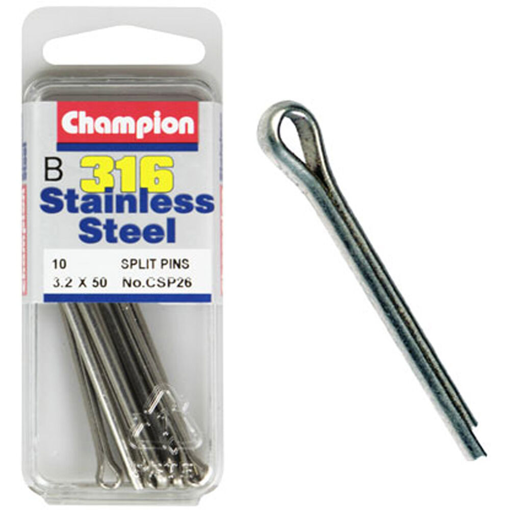 Champion Stainless Steel Split Pins 3.2x50mm BCF