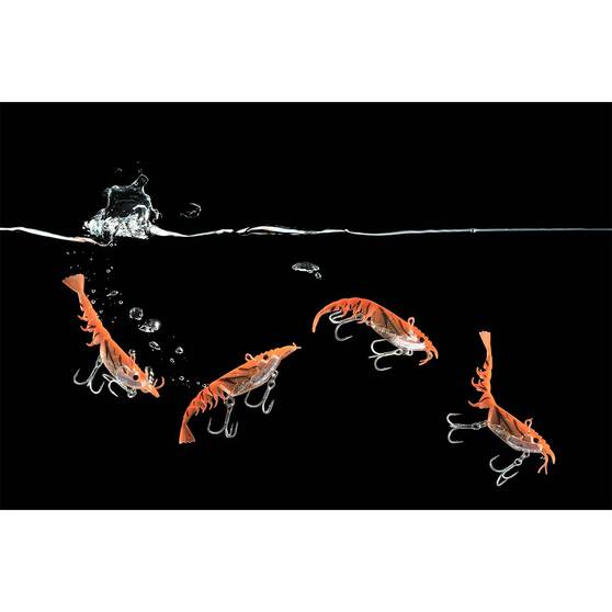 Berkley Shimma Shrimp Soft Vibe Lure 65mm Blue Tail Shrimp, Blue Tail Shrimp, bcf_hi-res