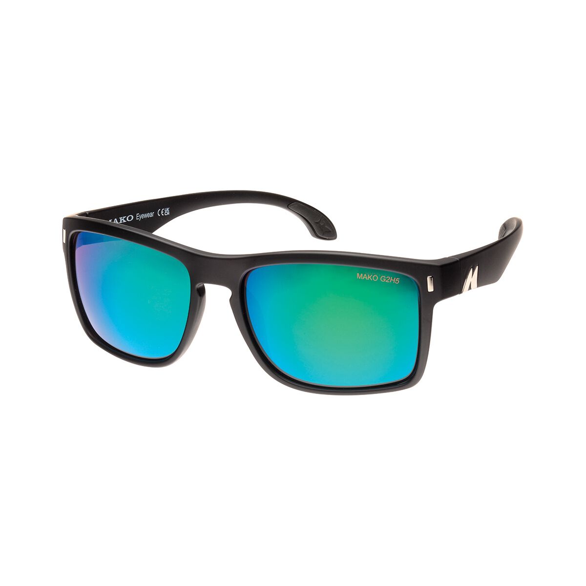MAKO GT XL Polarised Sunglasses Matte Black with Rose Lens, , bcf_hi-res