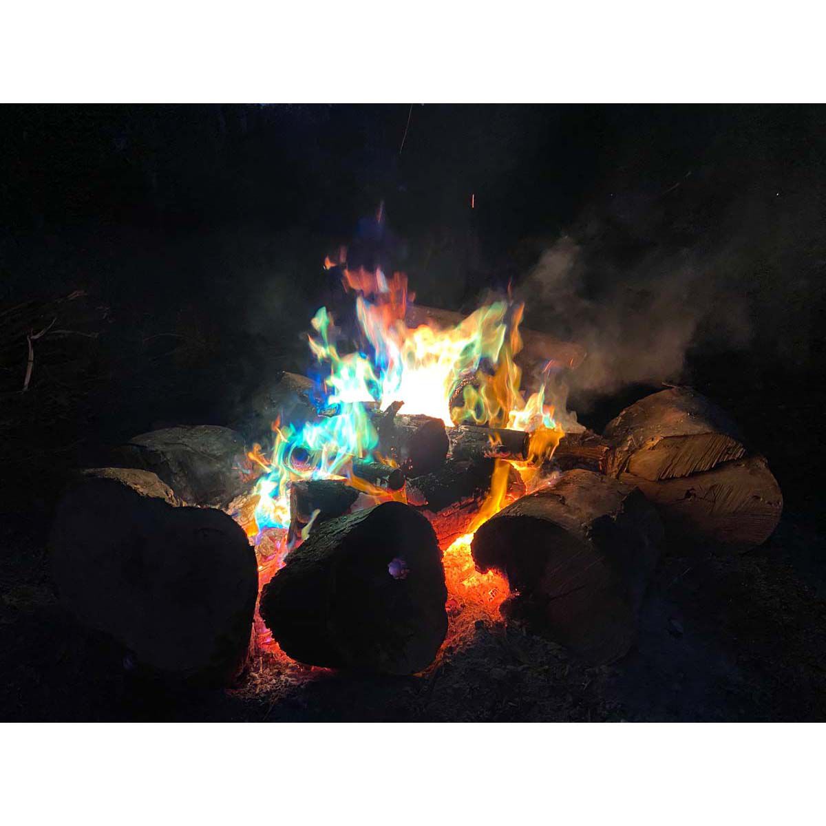 OZtrail Colour Change Flames 25g, , bcf_hi-res