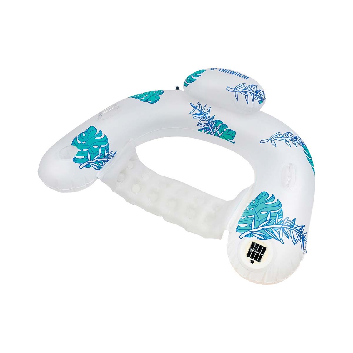 Tahwalhi Solar Light Up U-Seat Pool Inflatable, , bcf_hi-res