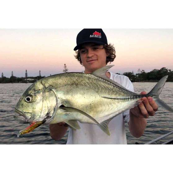 MMD Splash Prawn Surface Lure 95mm Lime Tiger, Lime Tiger, bcf_hi-res