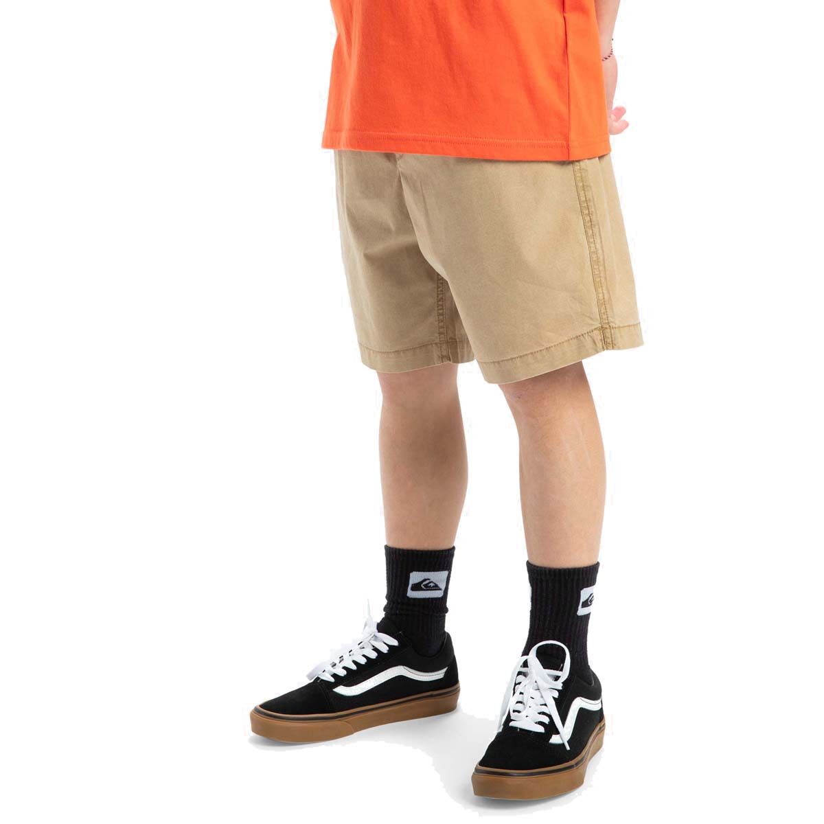 Quiksilver Youth Taxer Shorts, Khaki, bcf_hi-res