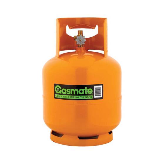 Gasmate Camping Gas Cylinder 3/8in BSP-LH 4kg, , bcf_hi-res