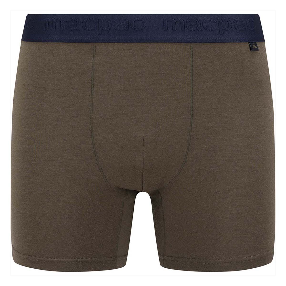 Macpac Men's 180 Merino Boxers V2 Dark Olive XS, Dark Olive, bcf_hi-res