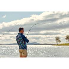 TradeMutt Men’s The Bust Up Long Sleeve Polo, Multi, bcf_hi-res