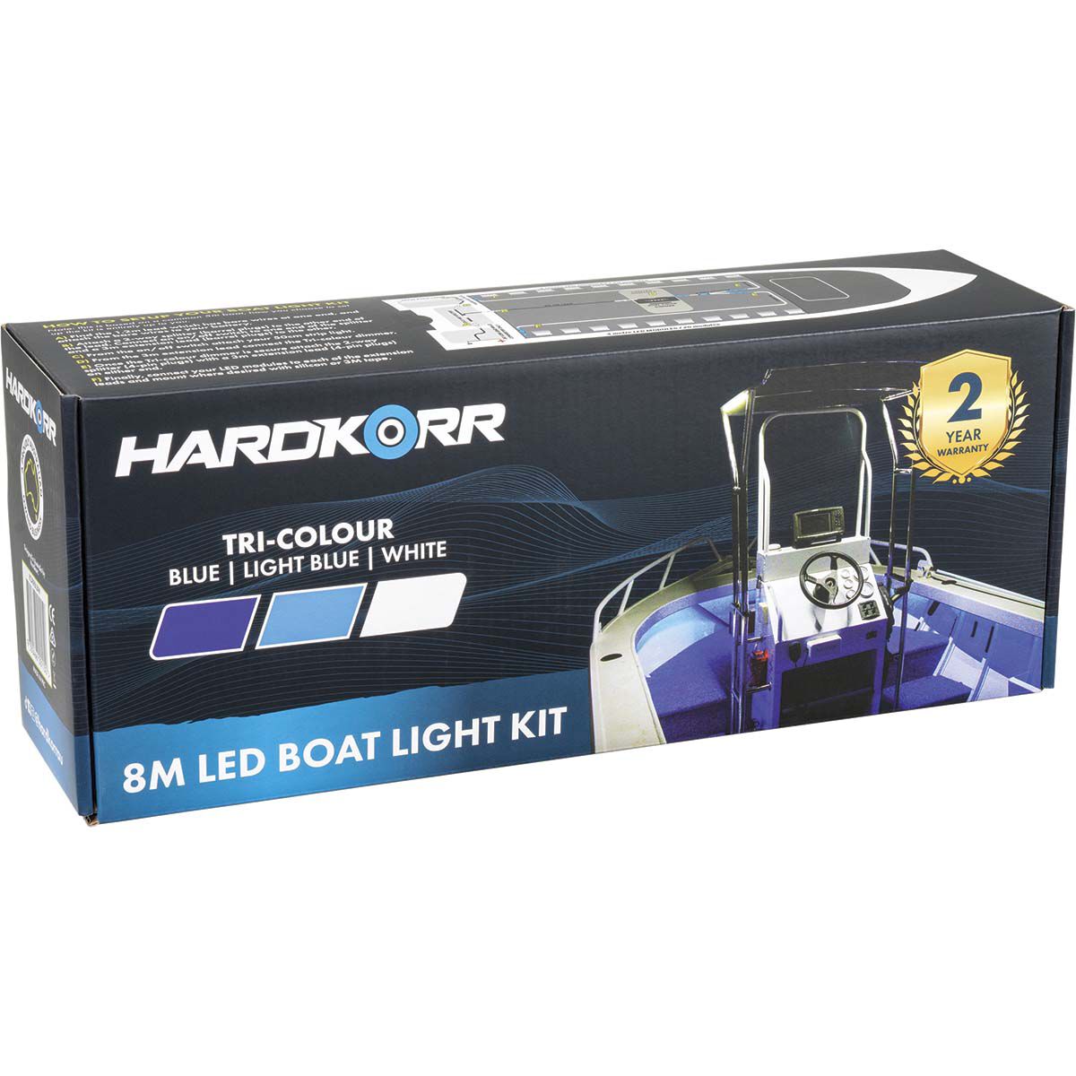 Korr Blue And White LED Boat Light Kit 8m, , bcf_hi-res