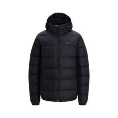 Macpac Kids' Halo Hooded Down Puffer Jacket V2 Black 6, Black, bcf_hi-res