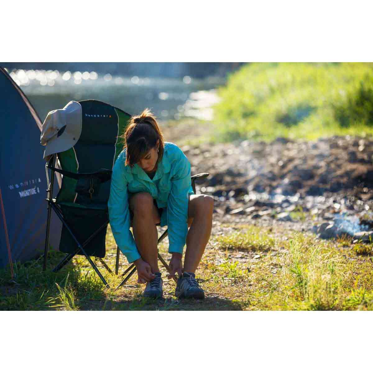 Wanderer Premium Cooler Arm Chair 120kg, , bcf_hi-res