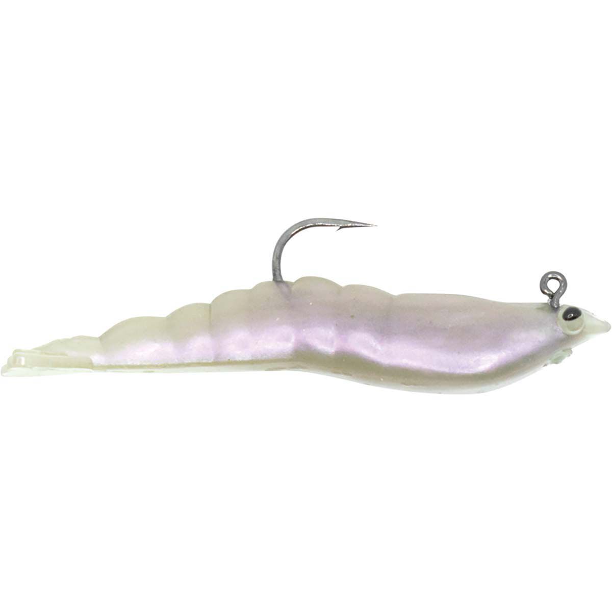 MMD Soft Prawn Light Soft Plastic Lure 50mm Pearl, Pearl, bcf_hi-res