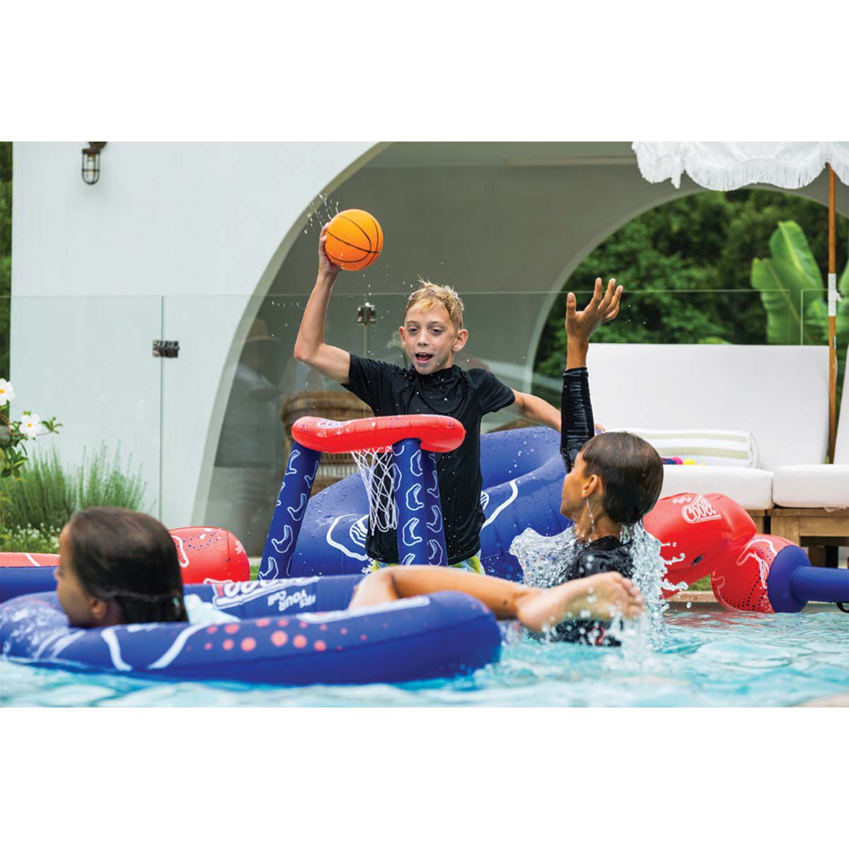 Cooee Inflatable Pool Basketball, , bcf_hi-res