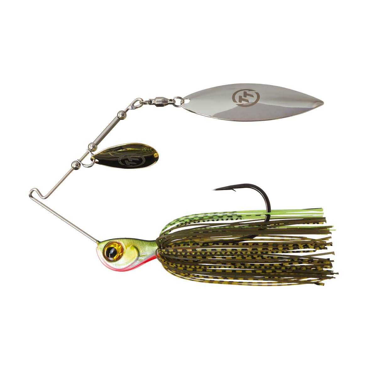 TT Fishing Tornado+ Tandem Spinnerbait Lure 1/2oz Mossy, Mossy, bcf_hi-res