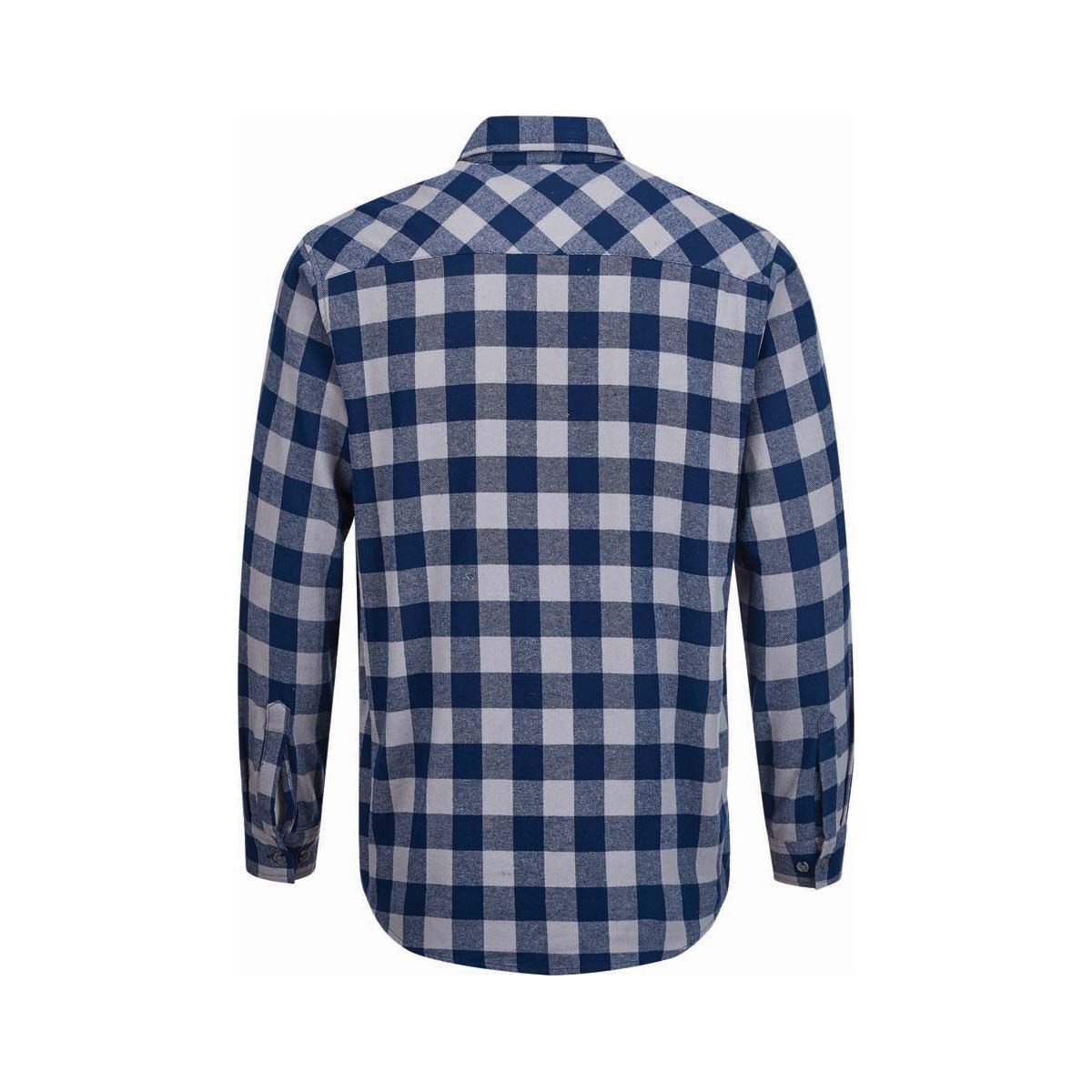 OUTRAK Unisex Flannel Shirt Blue Check M, Blue Check, bcf_hi-res