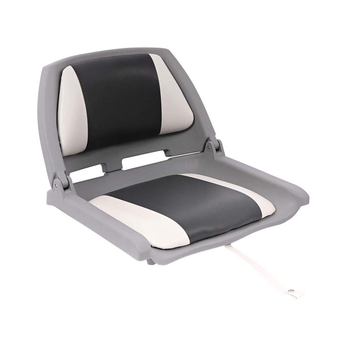 Bowline Folding Tinnie Seat Charcoal, Charcoal, bcf_hi-res