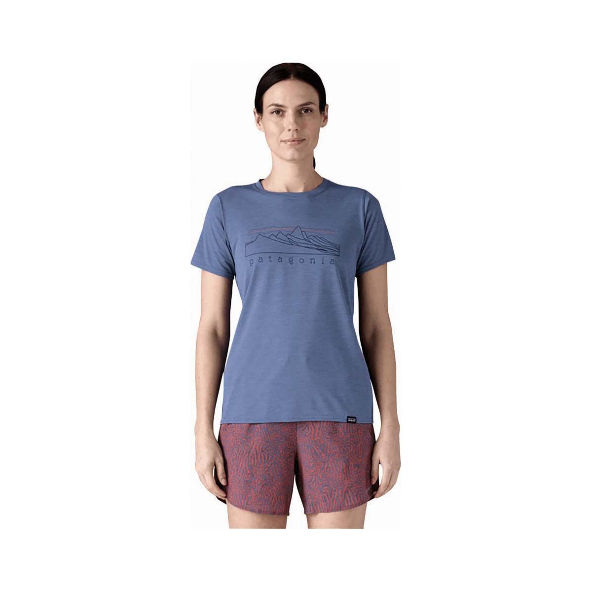 Patagonia Women's Capilene Cool Daily Graphic Shirt Current Blue XS, Current Blue, bcf_hi-res
