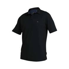 Quiksilver Waterman Men's Water 2 Polo Black S, Black, bcf_hi-res