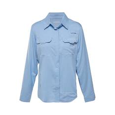 Shimano Women's Vented Fishing Shirt, Sky, bcf_hi-res