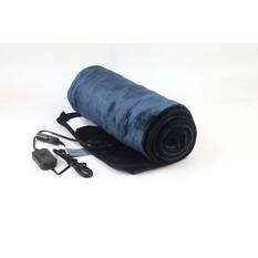 Wanderer 12V Heated Blanket 150x110cm Blue, Blue, bcf_hi-res