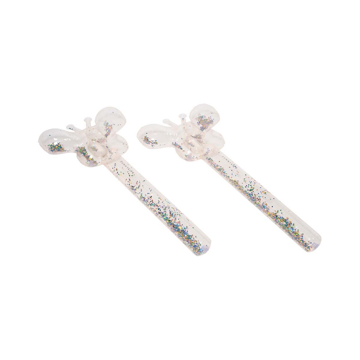 SUNNYLiFE Cotton Candy Glitter Inflatable Pool Noodle 2 Pack, , bcf_hi-res