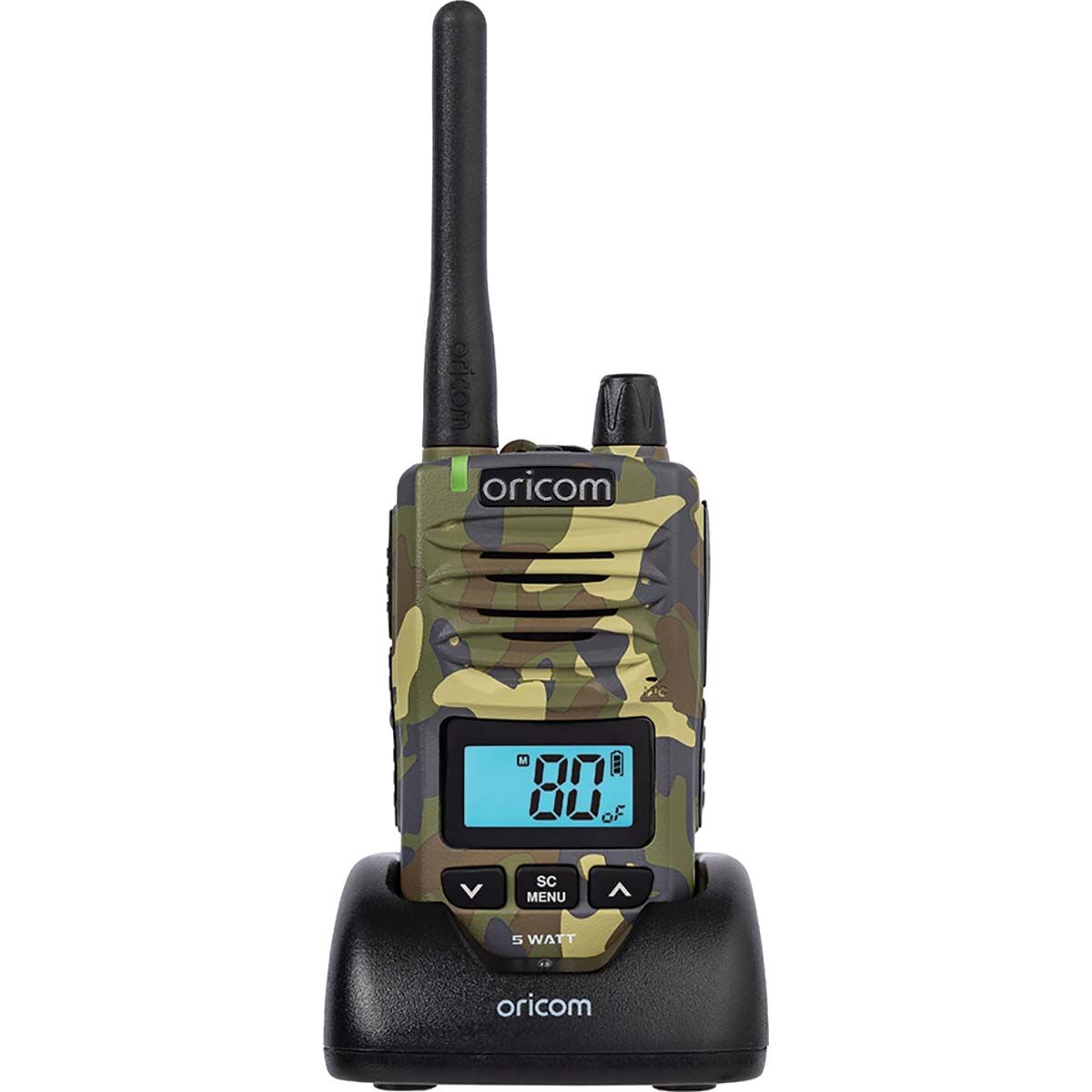 Oricom 5W UHF Handheld Radio DTX600 Camo, , bcf_hi-res