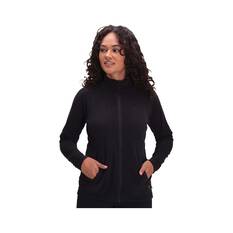 Macpac Women's Tui Polartec® Micro Fleece® Jacket True Black 8, True Black, bcf_hi-res