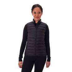 Macpac Women's Uber Light Down Puffer Vest Black 8, Black, bcf_hi-res