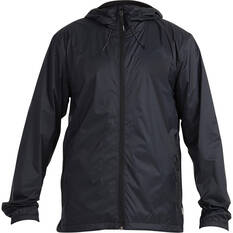 Quiksilver Waterman Men's Technical Rain Jacket Black L, Black, bcf_hi-res