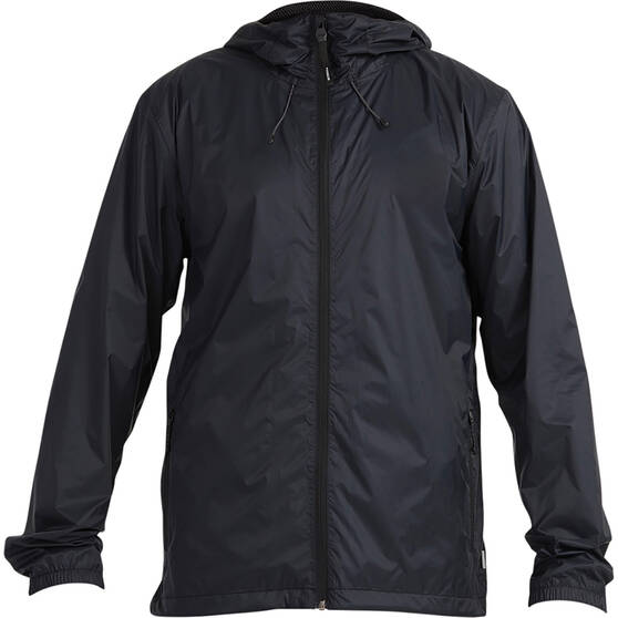Quiksilver Waterman Men's Technical Rain Jacket Black XL, Black, bcf_hi-res