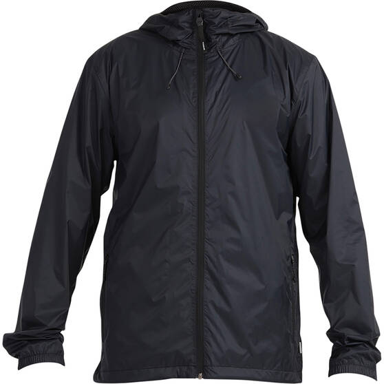 Quiksilver Waterman Men's Technical Rain Jacket Black S, Black, bcf_hi-res