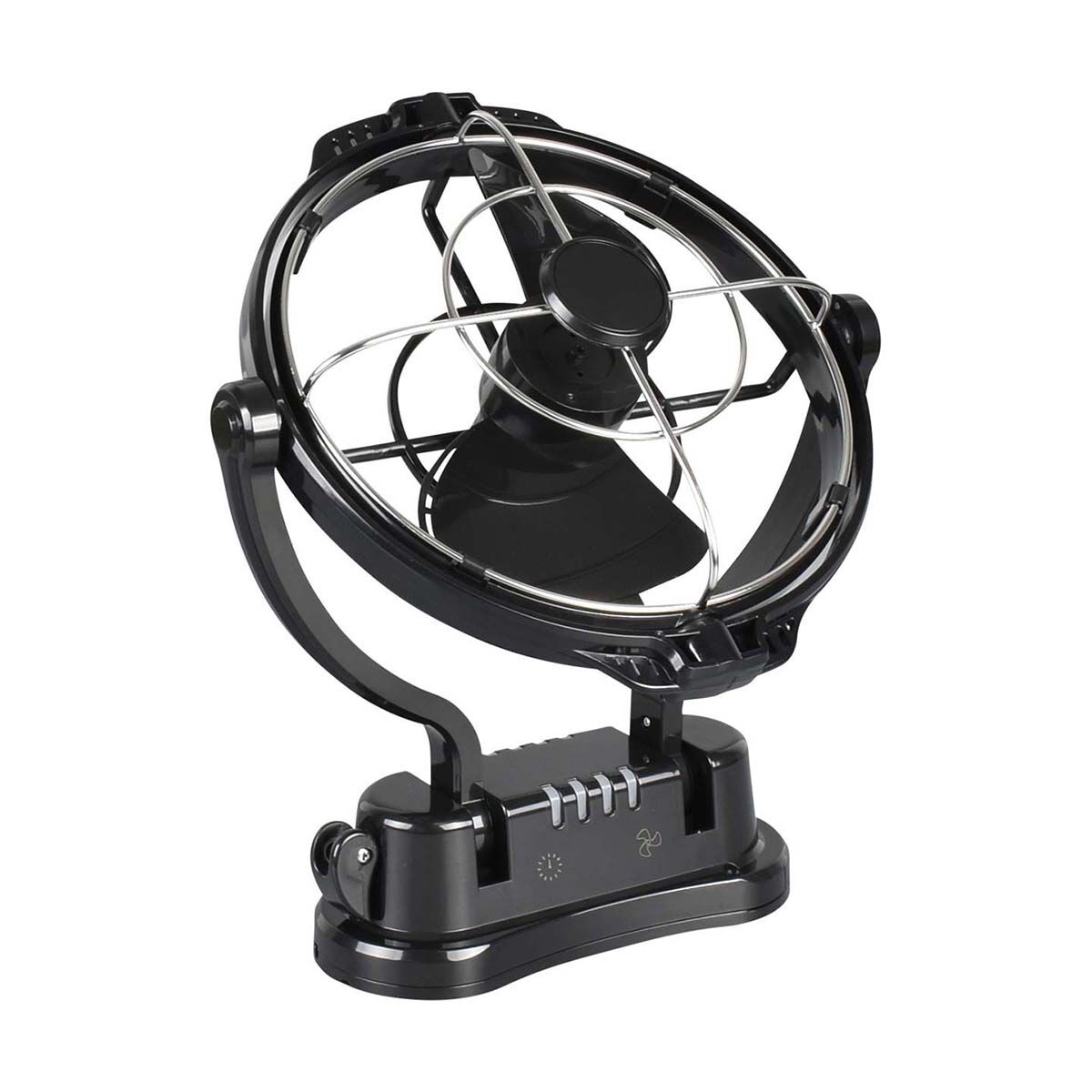 12 Volt Direct Breeze Pro 12V Caravan Fan Black, Black, bcf_hi-res