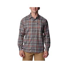 Columbia Men's Silver Ridge Utility Check Long Sleeve Shirt City Grey S, City Grey, bcf_hi-res