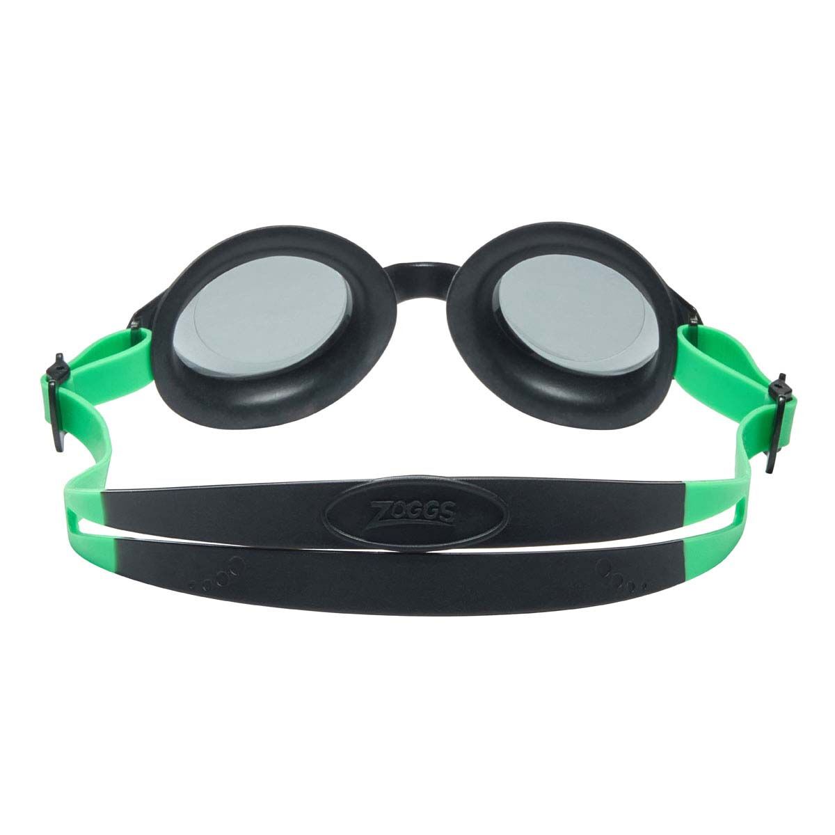 Zoggs Bondi Adult Swim Goggles Black/Green OSFA, Black/Green, bcf_hi-res