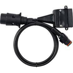 Elecbrakes Large Round 7 Pin to Flat 12 Pin Trailer Adaptor, , bcf_hi-res