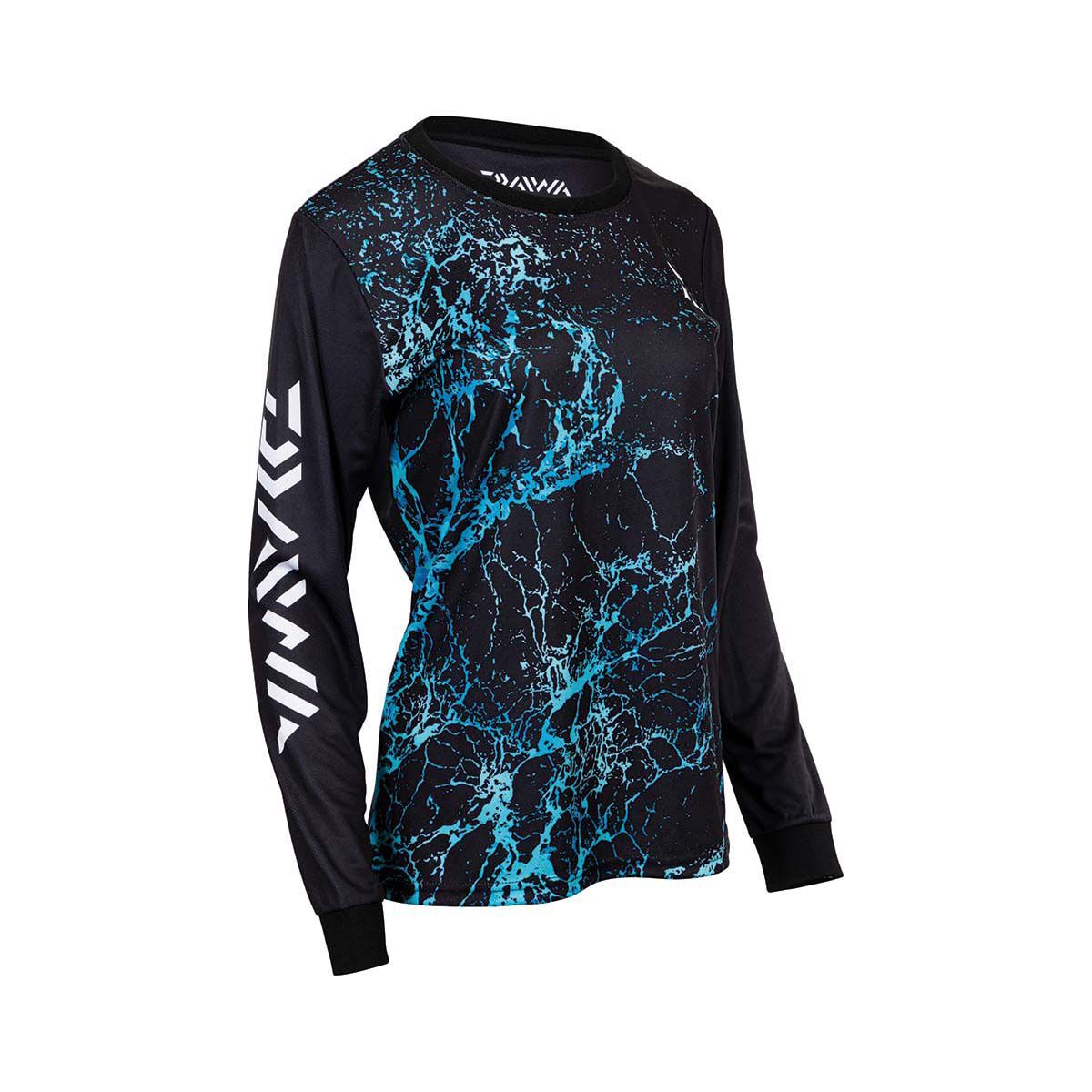 Daiwa Women&rsquo;s Storm Crew Neck Fishing Shirt, , bcf_hi-res