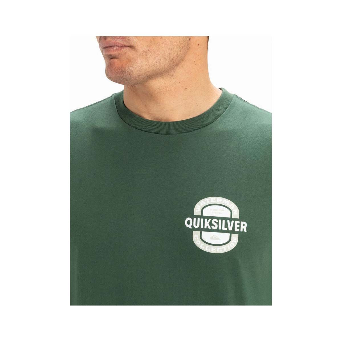 Quiksilver Men&rsquo;s Ocean Made Long Sleeve Shirt Forest S, Forest, bcf_hi-res