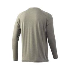 Huk Men's Waypoint Long Sleeve Fishing Shirt, Moss, bcf_hi-res