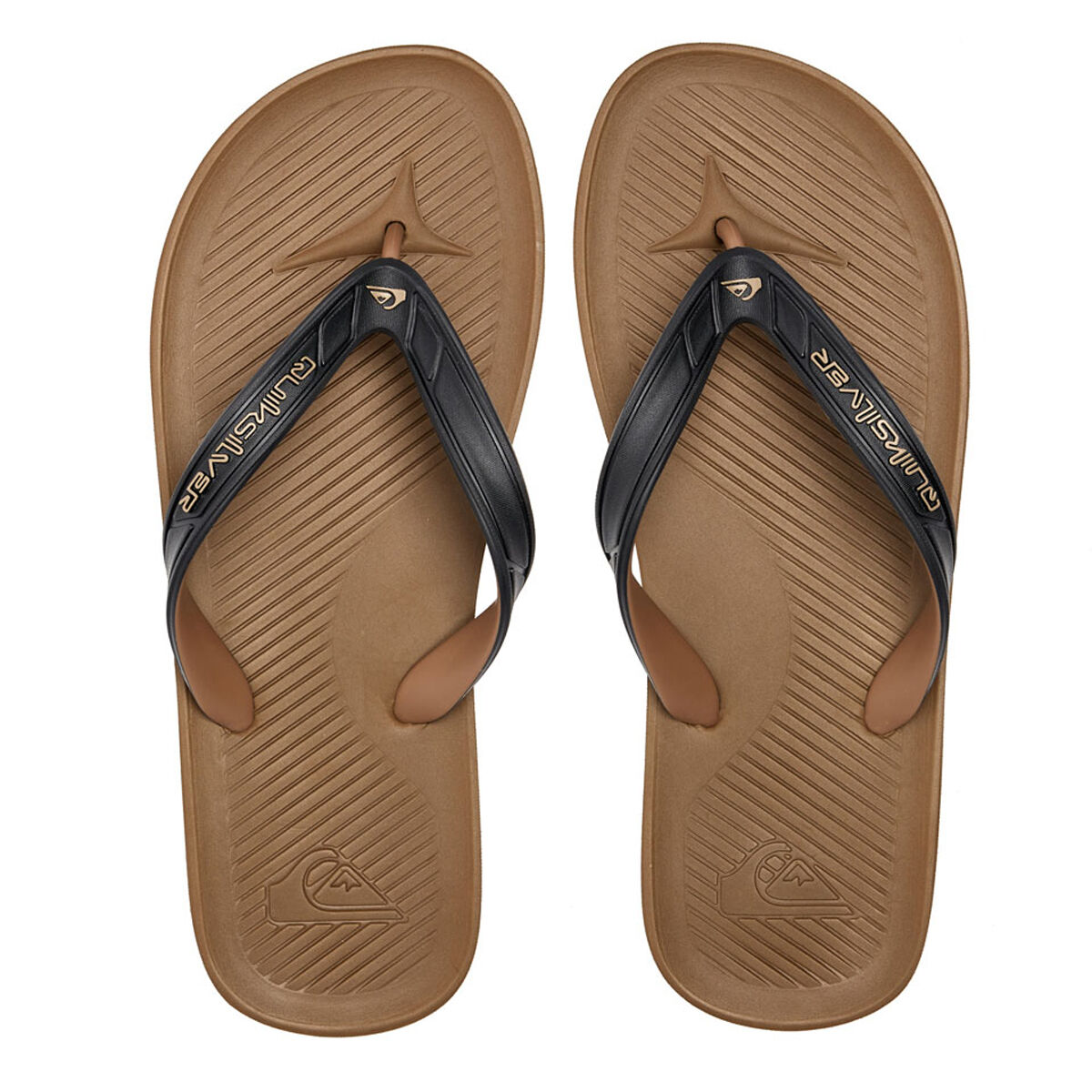 Quiksilver Men's Haleiwa Core Thongs Nude US 13, Nude, bcf_hi-res