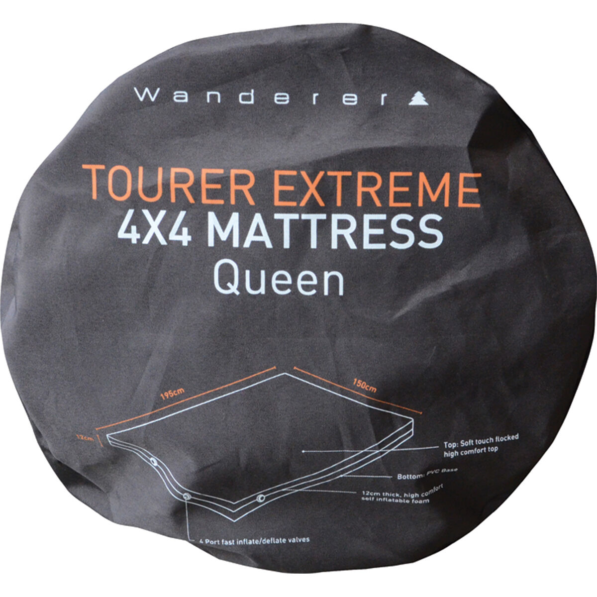 Wanderer Tourer Extreme 4x4 Mattress Queen BCF