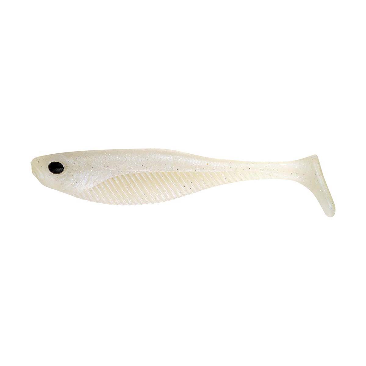 Nomad Live Ops Dozer Minnow Soft Plastic Lure 3in Pearl White, Pearl White, bcf_hi-res