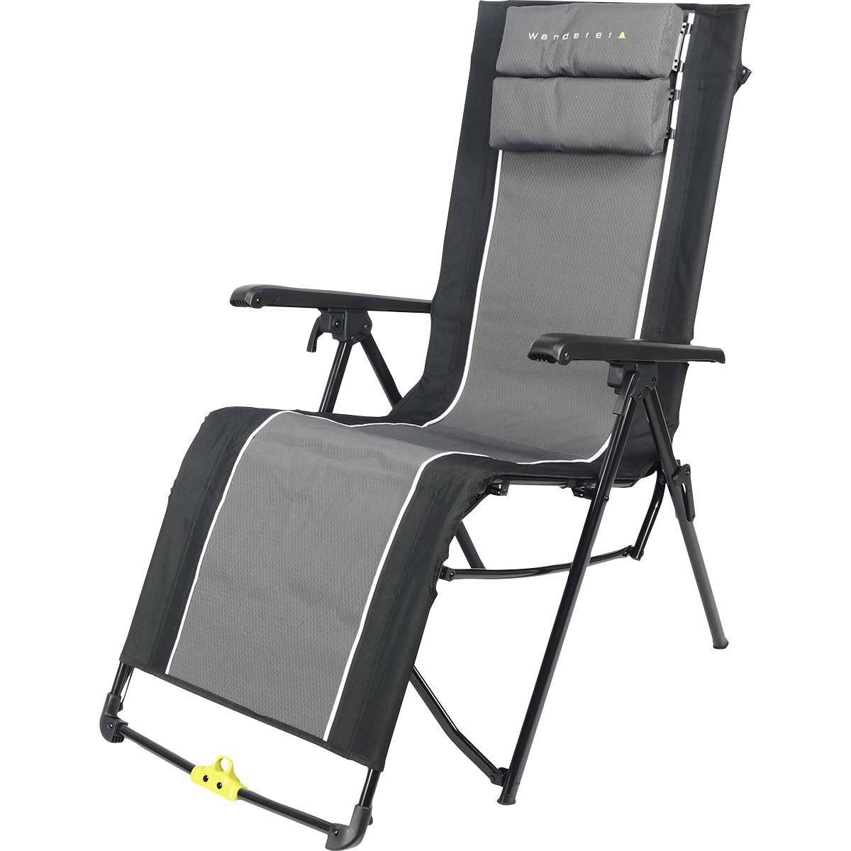 Wanderer Quad Fold Compact Lounger 130kg, , bcf_hi-res