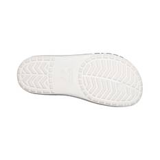 Crocs Unisex Bayaband Thongs, White/Navy, bcf_hi-res
