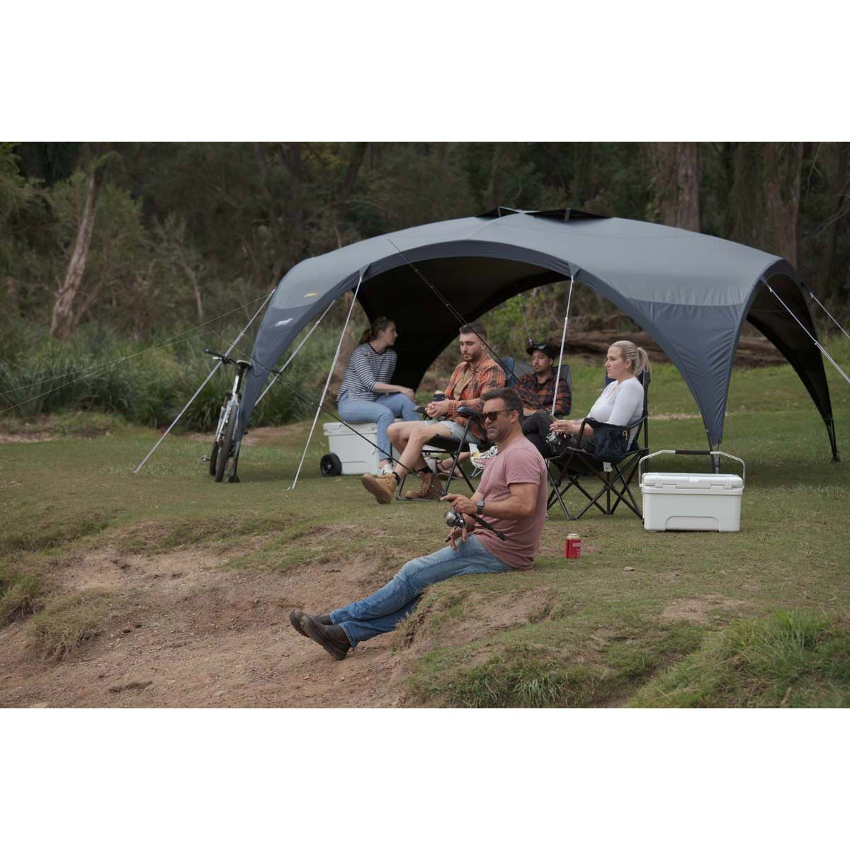 OZtrail BlockOut Dome Shelter 4.2m, , bcf_hi-res
