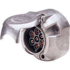 7 Pin Large Round Metal Trailer Socket, , bcf_hi-res